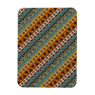 Farbenfrohe ethnische Aztekenmuster Design dekorat Magnet