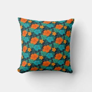 Farbenfrohe exotische Blume Muster-43804 Kissen