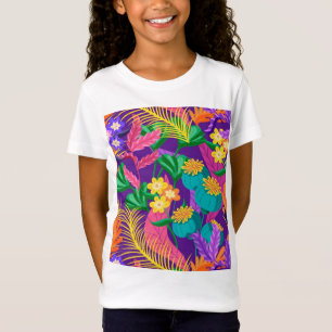 Farbenfrohe exotische Blumenmuster-23148 T-Shirt