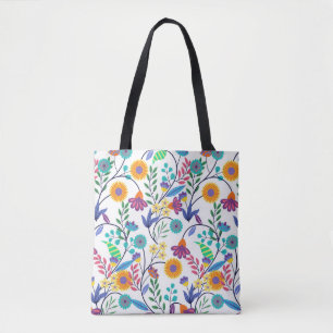 Farbenfrohe, exotische, florale Hintergrundmuster-