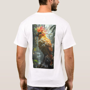Farbenfrohe exotische Vögel im lebhaften Tropenwal T-Shirt