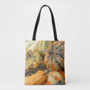 Farbenfrohe Extravagante Gourds fallen