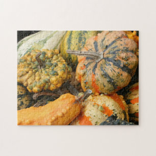 Farbenfrohe Extravagante Gourds fallen Puzzle