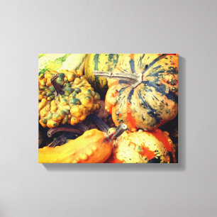 Farbenfrohe Extravagante Waren Nah Leinwanddruck