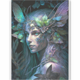 Farbenfrohe Faible Fantasy Art Sticker