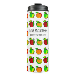 Farbenfrohe Fall Apple Muster Niedliche Geschenke  Thermosbecher