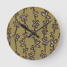 Farbenfrohe Fallende Petal Blume Florals Grün