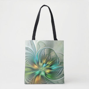 Farbenfrohe Fantasie Moderne Abstrakte Blume Frakt