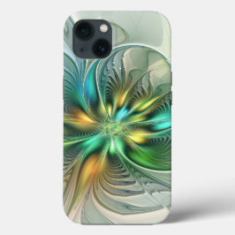 Farbenfrohe Fantasie Moderne Abstrakte Blume Frakt Case-Mate iPhone Hülle