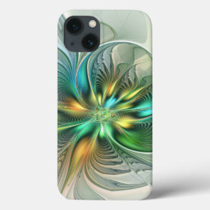 Farbenfrohe Fantasie Moderne Abstrakte Blume Frakt Case-Mate iPhone Hülle