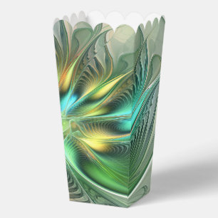 Farbenfrohe Fantasie Moderne Abstrakte Blume Frakt Geschenkschachtel