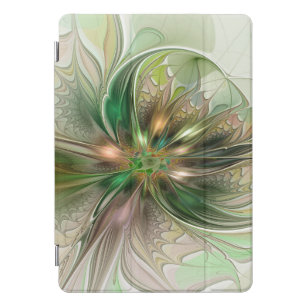 Farbenfrohe Fantasie Modernes Abstraktes Fraktal B iPad Pro Cover