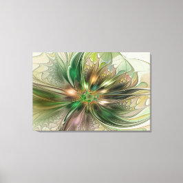 Farbenfrohe Fantasie Modernes Abstraktes Fraktal B Leinwanddruck