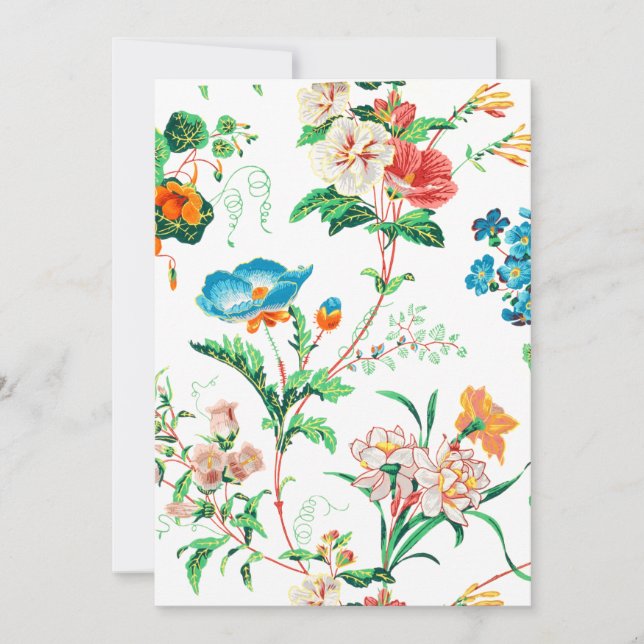 Farbenfrohe Fantasie Wasserfarbe Mitteilungskarte