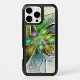 Farbenfrohe Fantasy-Blume Modernes Abstraktes Frak