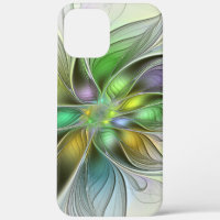 Farbenfrohe Fantasy-Blume Modernes Abstraktes Frak