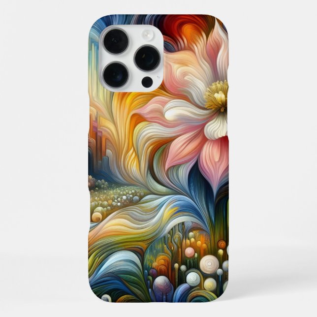 Farbenfrohe Fantasy iPhone / iPad Fall Hülle (Rückseite)