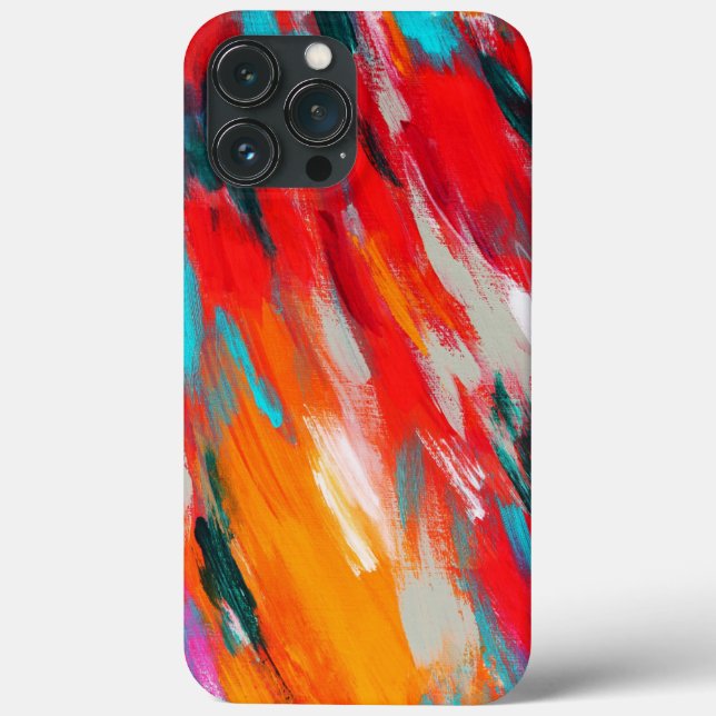 Farbenfrohe Farben Case-Mate iPhone Hülle (Rückseite)