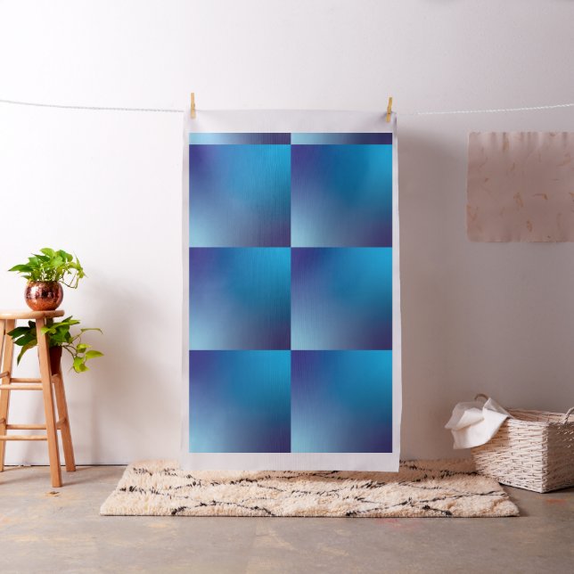 Farbenfrohe Farbgebung Pillow Square Blau Stoff (Beispiel)