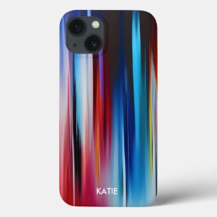 Farbenfrohe farbige, vertikale Streifen Abstrakt Case-Mate iPhone Hülle