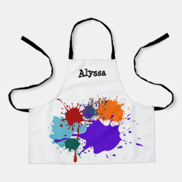 Farbenfrohe Farbpalette Schürze