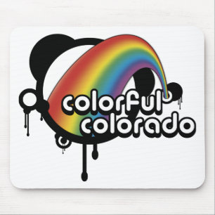 farbenfrohe Farbtöne. Mousepad