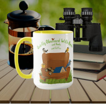 Farbenfrohe Feier der Vögel Bücher und Kaffee