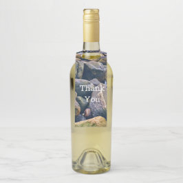 Farbenfrohe Felsen Flaschenanhänger