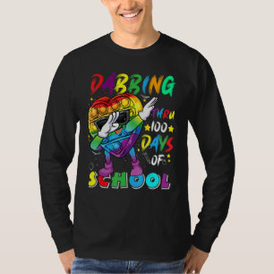 Farbenfrohe Fidget Toy Dabbing Thru 100 Tage Schoo T-Shirt