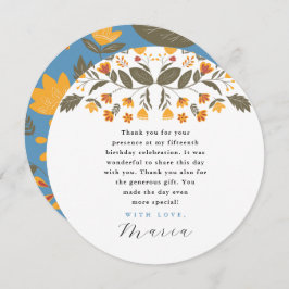 Farbenfrohe Fiesta Botanical 15. Geburtstag Vielen Einladung