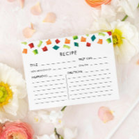 Farbenfrohe Fiesta Mexican Recicard