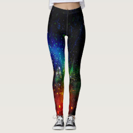 Farbenfrohe Firefly Night Leggings