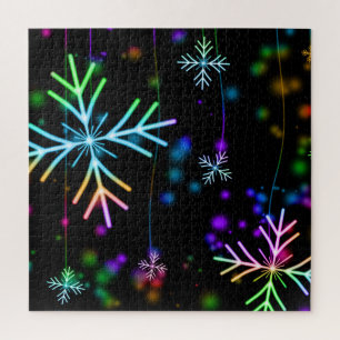 Farbenfrohe Flakes Jigsaw Puzzle