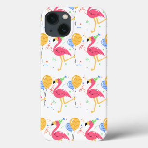 Farbenfrohe Flamingo Party Muster Telefon Wallpape Case-Mate iPhone Hülle