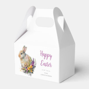 Farbenfrohe Florale Ostern Geschenkschachtel