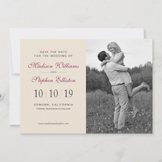 Farbenfrohe florale Wasserfarbe Bouquet - Save the Date (Vorderseite)