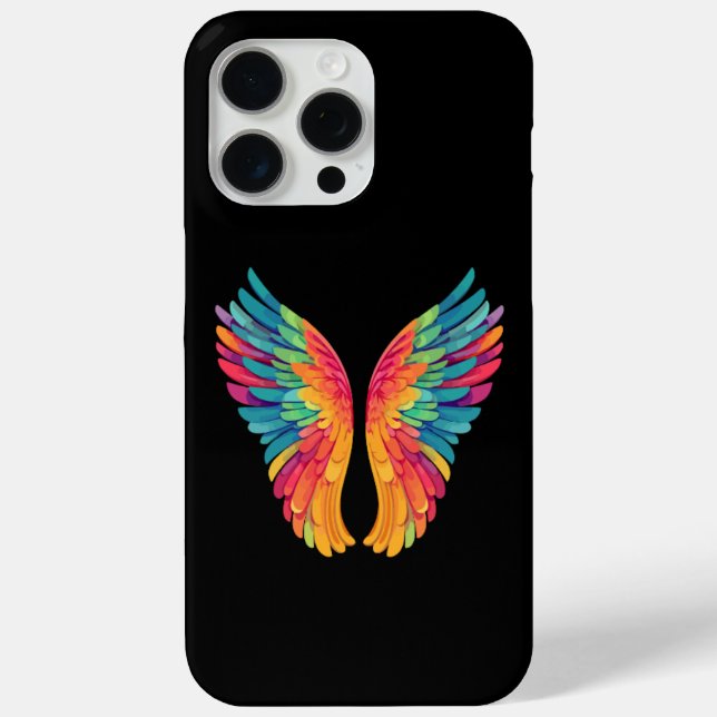 Farbenfrohe Flügel – Ästhetische Handyhülle Case-Mate iPhone Hülle (Rückseite)