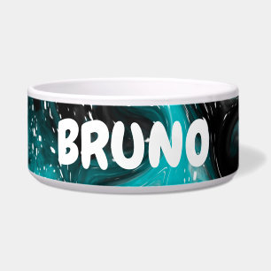 Farbenfrohe Flüssigkeit Art Abstrakt Marmor Person Napf