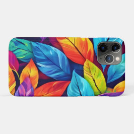 Farbenfrohe Foliage Muster Case-Mate iPhone Hülle