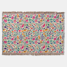 Farbenfrohe Folkloregruppen \ Vögel Decke