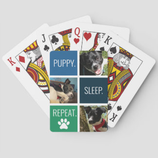 Farbenfrohe Fotos Animal Lover's moderne geometris Spielkarten