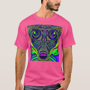 Farbenfrohe Fox Illustration Niedlicher Fox Lover T-Shirt
