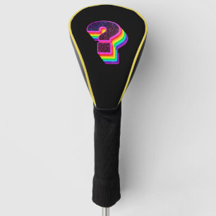 Farbenfrohe Fragezeichen? Golf Headcover