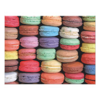 Farbenfrohe französische Macaron-Muster
