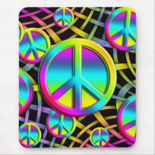 farbenfrohe FRIEDE Mousepad