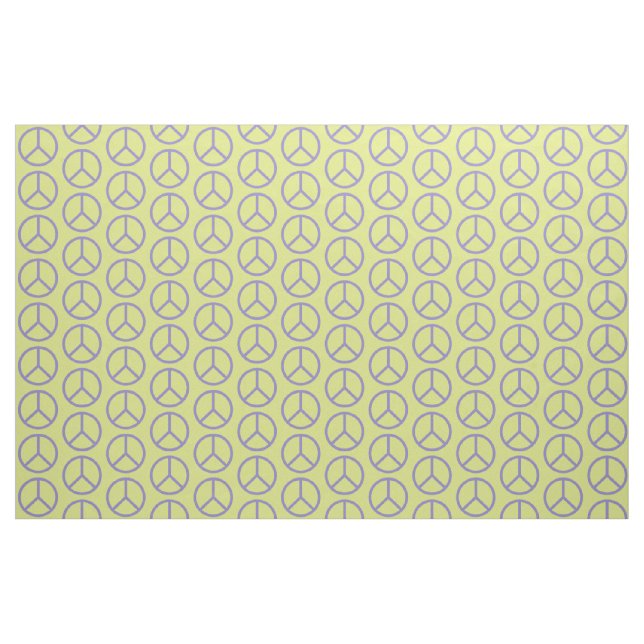 Farbenfrohe, friedliche Unterschrift Stoff (Yard (91,4 cm))