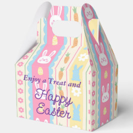 Farbenfrohe Frohe Ostern 13cm b x 8cm l x 17cm h Geschenkschachtel