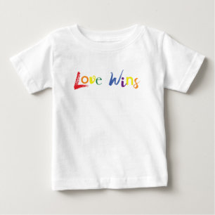 Farbenfrohe, fröhliche, kreative Gestaltung der Li Baby T-shirt