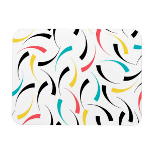 Farbenfrohe, fröhliche, moderne, trendige urbane G Magnet