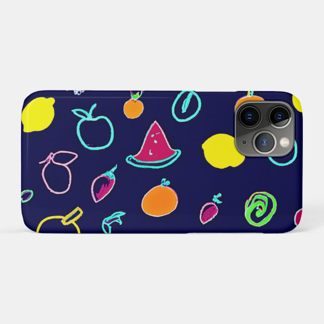 Farbenfrohe Frucht Fantasia Design Case-Mate iPhone Hülle (Rückseite (Horizontal))